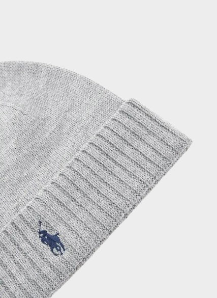 POLO RALPH LAUREN - WOOL SIGNATURE PONY HAT UNISEX BEANIE
